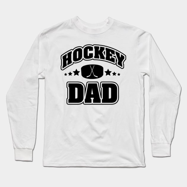 Hockey Dad Long Sleeve T-Shirt by nektarinchen